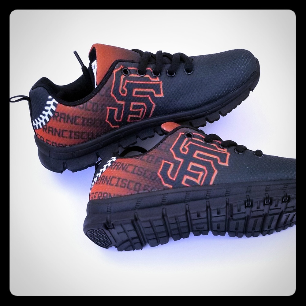 San Francisco Giants Baseball Fan Running Shoe